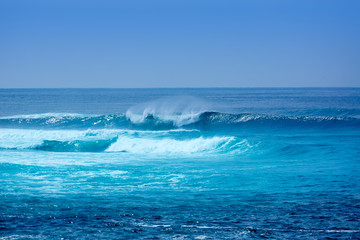 Jandia surf beach waves in Fuerteventura