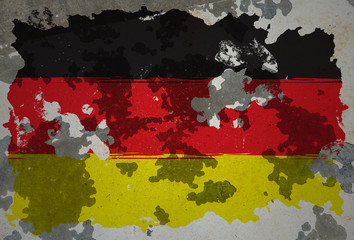 Germany, grunge flag