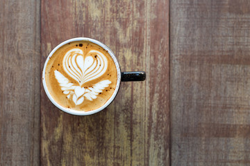 Hot cappuccino