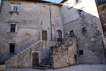 Fototapeta na wymiar Santo Stefano di Sessanio Abruzzo