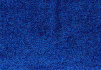 Dark blue towel texture.