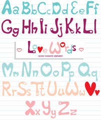 love alphabet