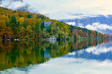 Bohinj lake the Julian Alps