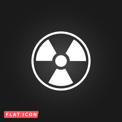Radiation flat icon