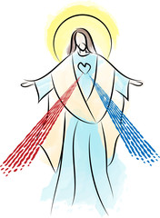 Jesus Christ the Risen Lord, Sacred Heart Divine Mercy