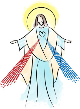Divine Mercy Image Clipart Library