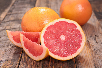 Fototapeta na wymiar red grapefruit