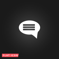 Chat flat icon