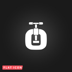 Obraz premium Bench vices flat icon