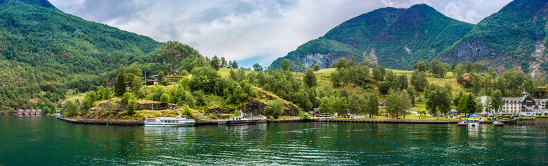 Obraz premium Country summer landscape, Norway