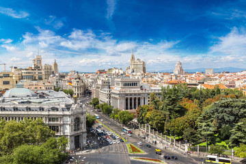 Fototapeta premium Plaza de Cibeles in Madrid