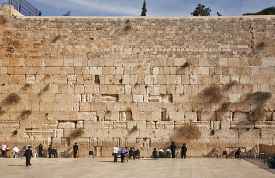 Western Wall in Jerusalem. Israel