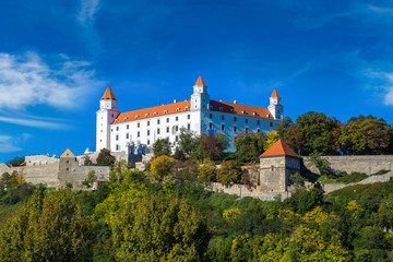 Fototapeta premium Medieval castle in Bratislava, Slovakia
