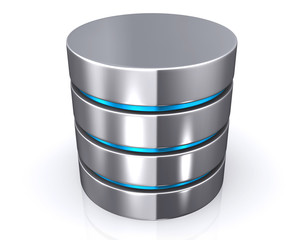 Database storage concept, cloud computing.
