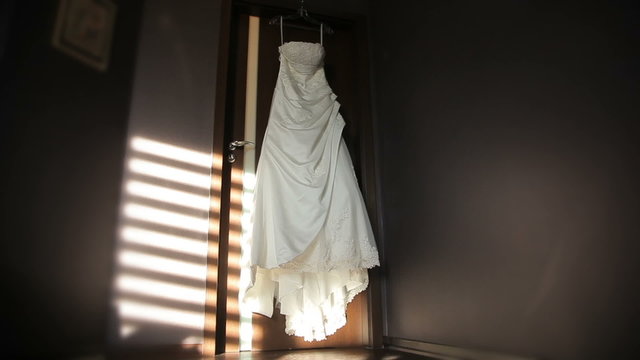 Wedding Dress in the Room