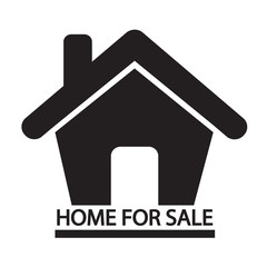 Home For Sale icon Illustration design