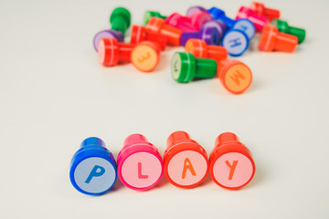 PLAY photographed using kids toys