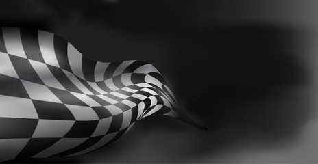 checkered race flag. Racing flags. Background checkered flag For