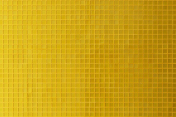 yellow mosaic tile decoration wall room background