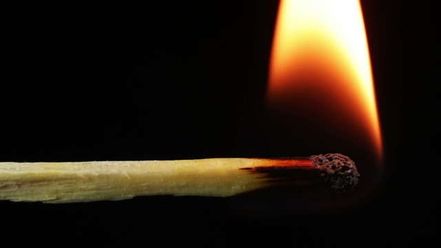 Burning matches, Chain Reaction and Flame