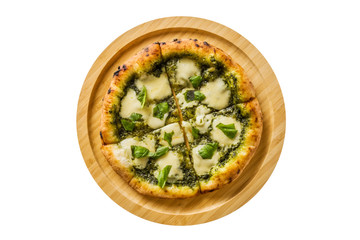 チーズピザ　 mozzarella cheese I pizza Italian food 