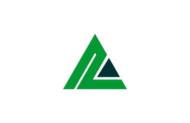 triangle shape business logo