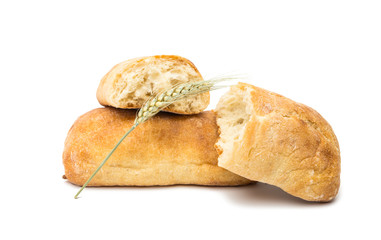 Ciabatta, Italian bread isolated