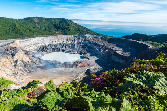 Vulcano Poas in Costa Rica