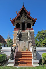 Wat Chedi Luang in Chiang Mai, Thailand