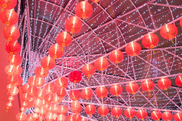 chinese lanterns during new year festival