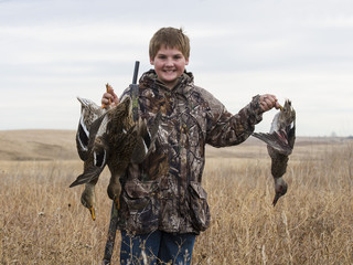 Young Duck Hunter