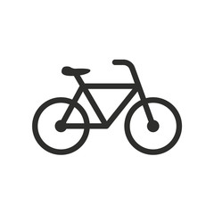 Fototapeta premium Bicycle - vector icon.