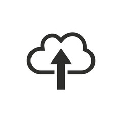 Upload - vector icon.