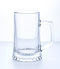 Empty Beer Mug on a white background