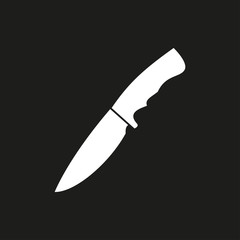 Knife vector icon.