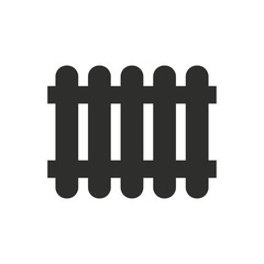 Fence - vector icon.