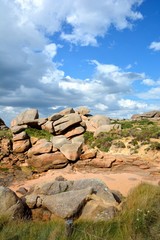 Sentier de randonnée de la côte de granit rose