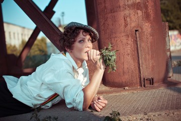 emotions girl tomboy trash shooting style