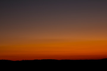 Sonnenuntergang über dem Arnsberger-Wald