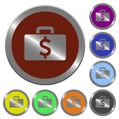 Color dollar bag buttons