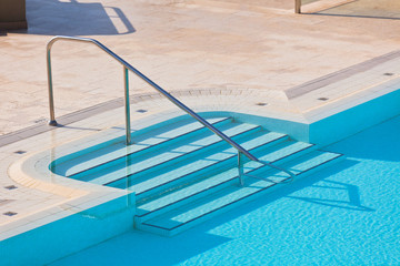 Outdoor Swimming pool with staircase