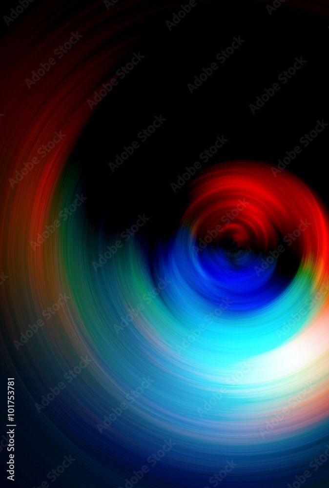 Aufkleber abstract background and color circle effect, color background.