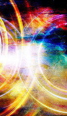 Abstract background and color circle effect, color background.