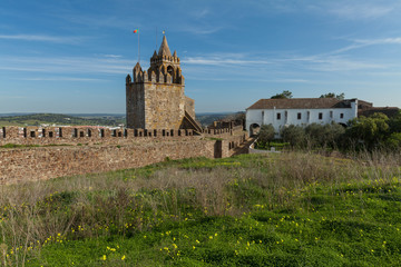 Fototapeta na wymiar Castel Montemor o Novo in Portugal