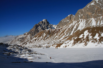 Escursione invernale alla Forca Rossa, Monzoni - Cima dell'Uomo - tra Moena e Falcade