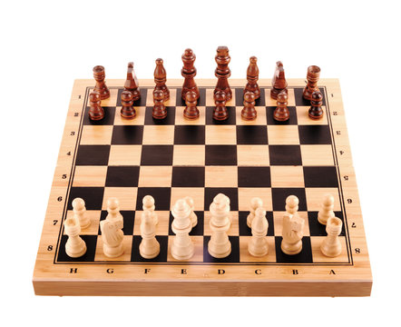  chess pieces on the board