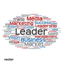 Fototapeta premium Vector conceptual business marketing word cloud