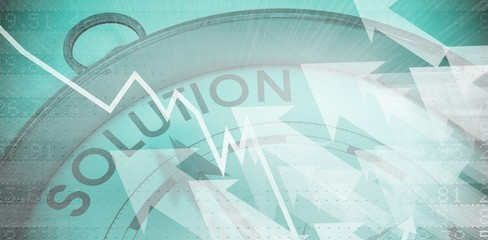 Composite image of stocks and shares