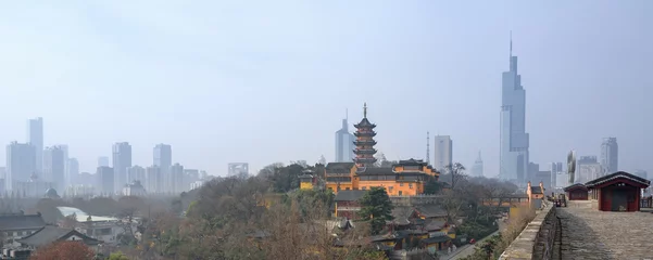 Foto op Canvas Skyline of Nanjing, China © SakhanPhotography