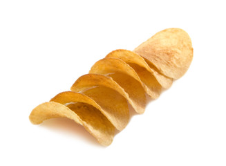 chip on a white background